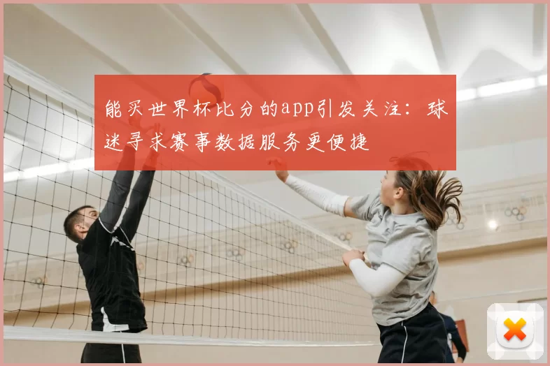 能买世界杯比分的app引发关注：球迷寻求赛事数据服务更便捷