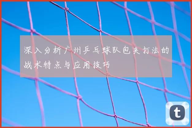 深入分析广州乒乓球队包夹打法的战术特点与应用技巧